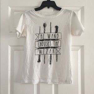 The Wand Chooses the Wizard HP T-shirt